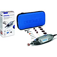 Dremel 3000 - Multiherramienta 130 W- kit con 15 accesorios y estuche- velocidad variable 10.000 - 33.000 rpm para…